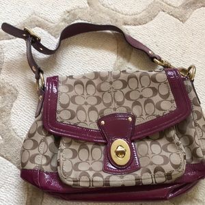 Coach “Saddle” Bag - Patent Leather . Like New